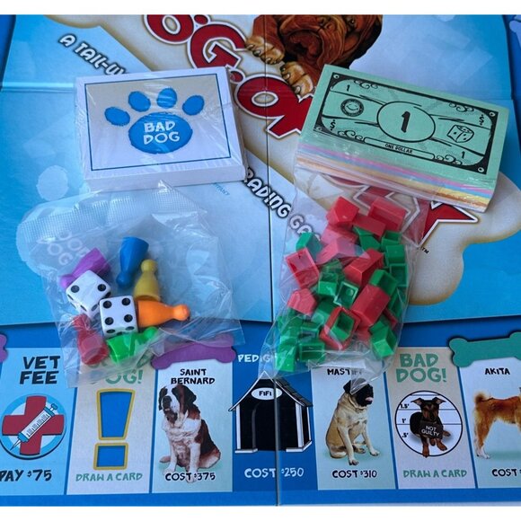 Dog-Opoly A Tail-Wagging Property Trading Game Board Game 2 to 6 Players (EUC) - Picture 9 of 16